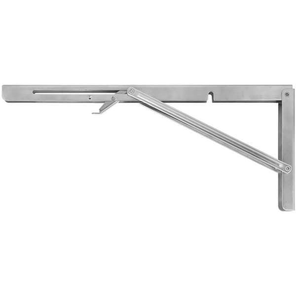 Foldbar Trekant Hyldebeslag i Rustfrit Stål - 2 stk., 16 Tommer 40 cm Rustfrit Stål Holdbart