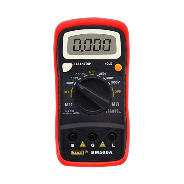 Bm500a 1000v 1999m Digital Isolertester Meter Megohmmeter Megger Fk Fk