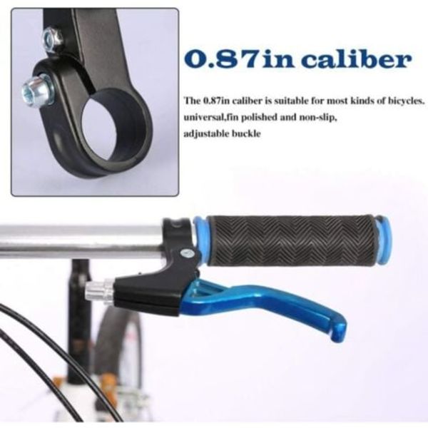 Par Bromsreglage för Cykel, Aluminiumlegering Bromsreglage Grepp Koppling Reglage för Landsvägscykel Mountainbike (Röd)