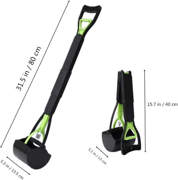 Hundeskovl med håndtag 80 cm lang