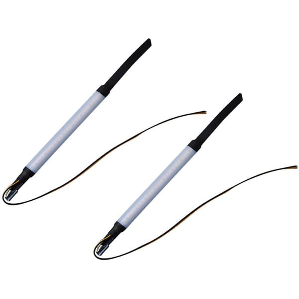 Blinkande Ring, Motorcykel, LED, Roterande Ringlampa (2st Vit Ljus)