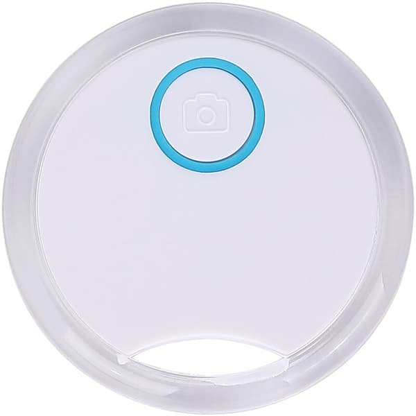 Hvit rund anti-tapt enhet privat modell S8, Bluetooth, nøkkelring