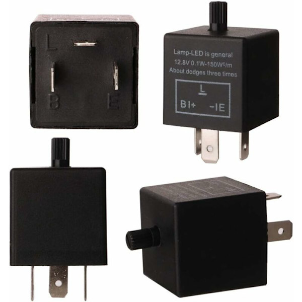 Elektronisk blinkrelæ CF13 Justerbart elektronisk blinkrelæ til hjemmet