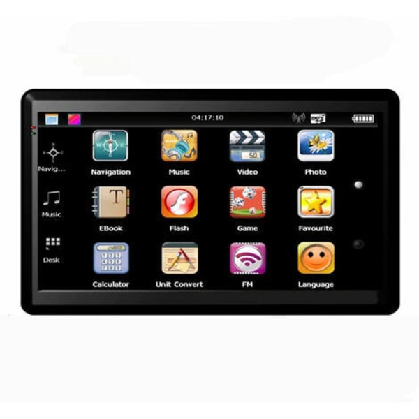 7 Tommer Touchscreen Bil Lastbil GPS Navigation Navigator Sat 8GB 256MB Auto RV GPS Navigationssystem