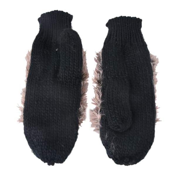 2 par tegneserie pinnsvin bomulls vinterhansker for jenter