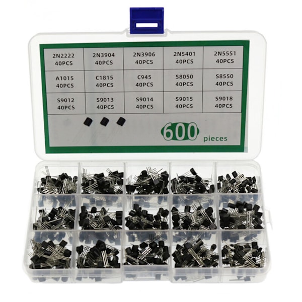600 stk Triode TO-92 Transistor
