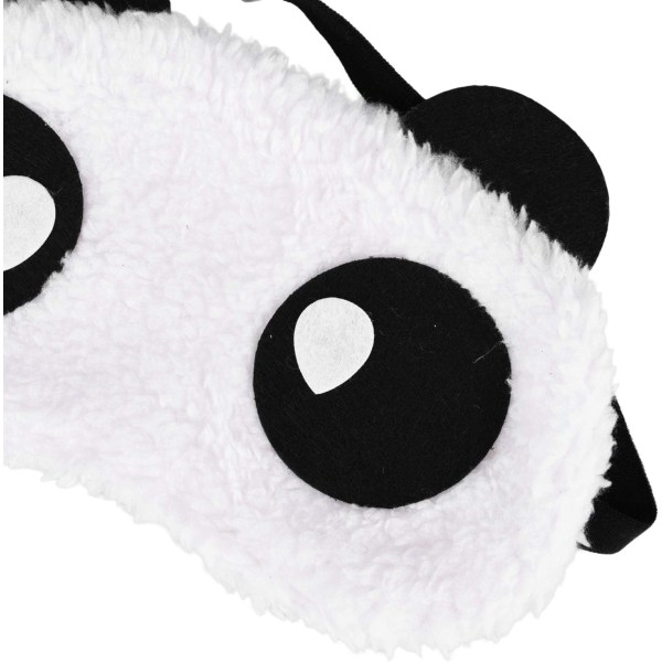 Söt Panda sömnmask Mjuk plysch pannband, roliga uttryckssymboler Sömnmask Ögonmask Cover för flickor Pojkar Kvinnor Män Barn Hem Sova Resor, Gråter,