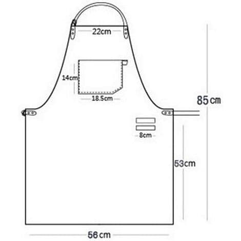 Amy Green Canvas Workshop Welders Apron for Kitchen Garden Pottery Craft Workshop Garage Fabric with Rivet Design Canvas
