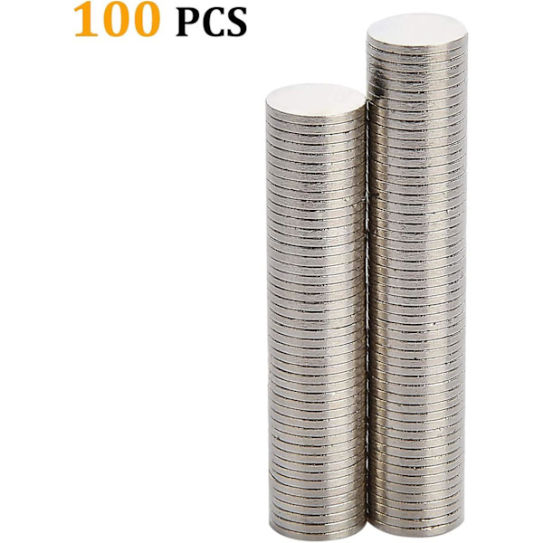 100 st Neo Neodymium Stark Magneter för Modeller, Hantverk