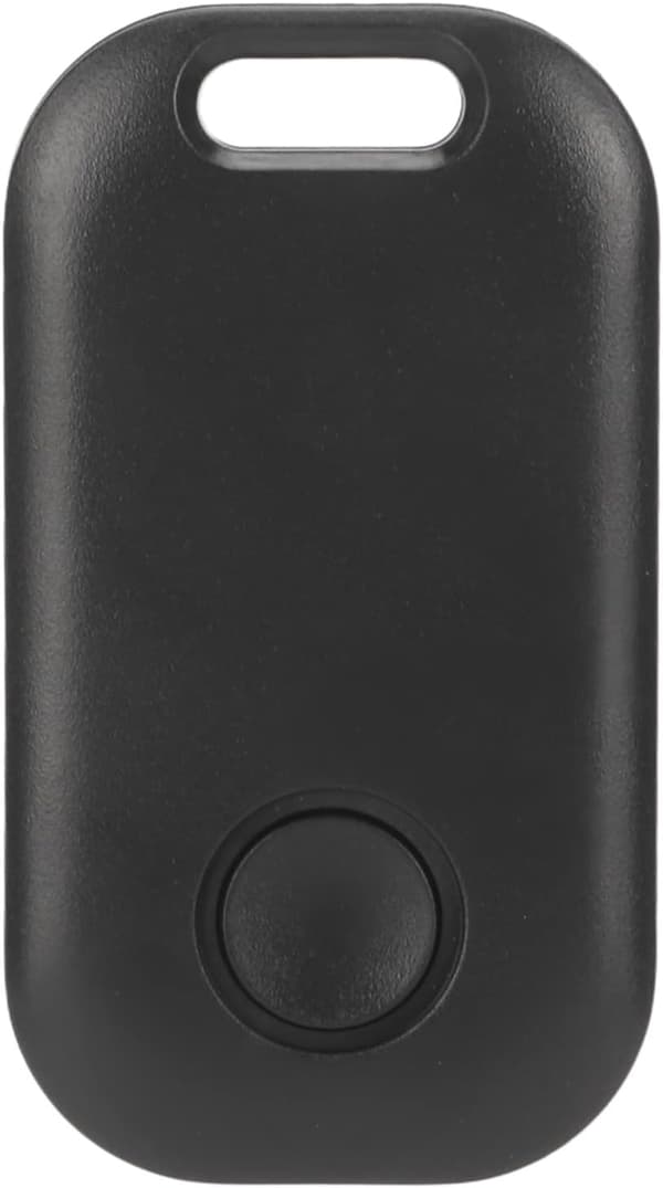Bluetooth Tracker, Nøglefinder og Genstandssporing til Nøgler, Tovejsalarm, til iOS- og Android-telefoner (Sort)
