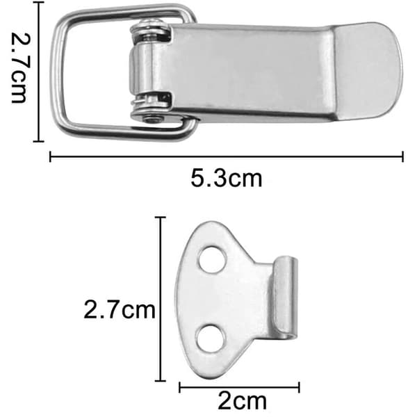 Stykker 304 Rustfrit Stål Hulfrit Låsende Præcisionsinstrument og Udstyr Medium Holdbart