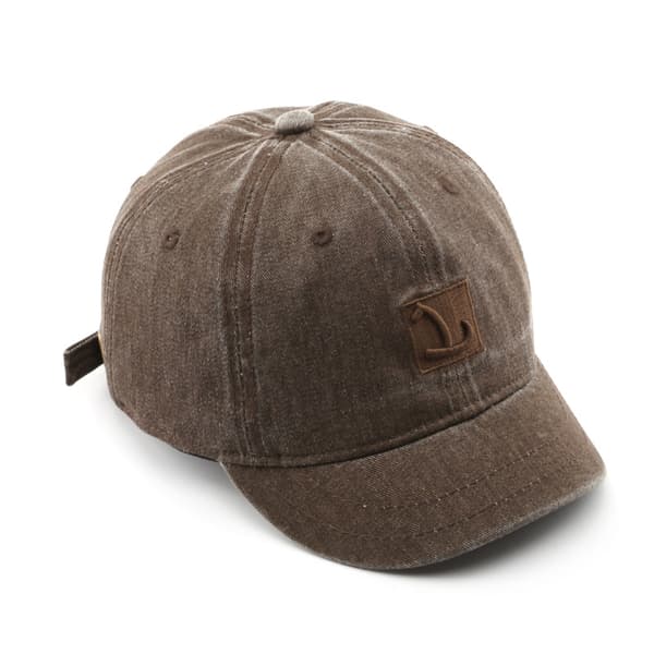 1 st Hatt dam personaliserad tvättad gamla bokstäver kort brätte