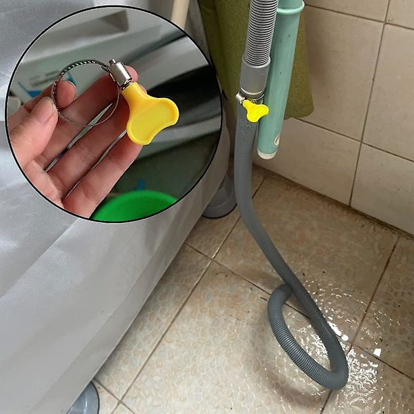 Universal Avloppsslang, Tvättmaskin Avloppsslang, 3m Universal Avloppsslang, Diskmaskinslang Förlängning, Slang Avloppsslang Förlängning
