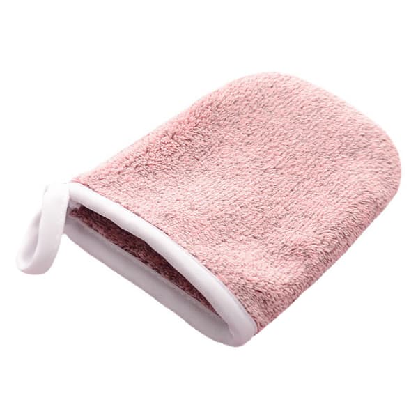 4 stk Gjenbrukbare Mikrofiber Sminkefjernerhansker Sminkefjerner