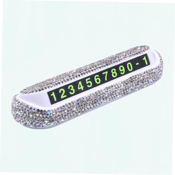 1 stycke (Silver) Bilinstrumentbräda Dekorationer Bilflagga Magnetisk