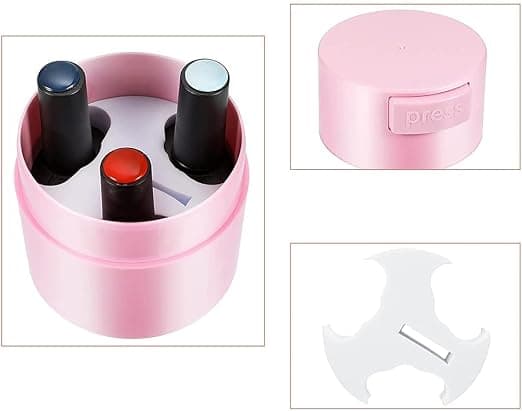 1 stk. Pink Øjenvippe Transplantationslimkrukke - Opbevaring af Øjenvippelim