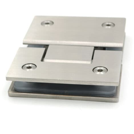 2 st 180 graders rostfritt stål glasklämma, duschrumsglas fast duschrum tillbehör