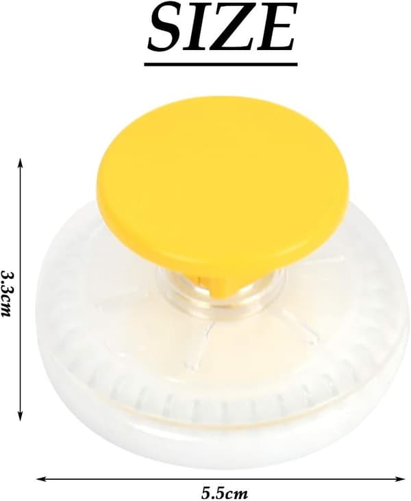 4 st Runda Väggkrokar 3.3*5.6cm Högkvalitativ Plast med