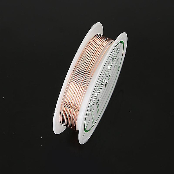0,2-1mm Koppartråd Smyckestråd För Armband Halsband Färgglada Pärlor Strängar Smycken Snören Silver 0 8mm 2 5M