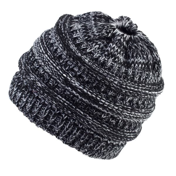 Slouchy huer til kvinder, varme, oversized strikkede vinterhatte til