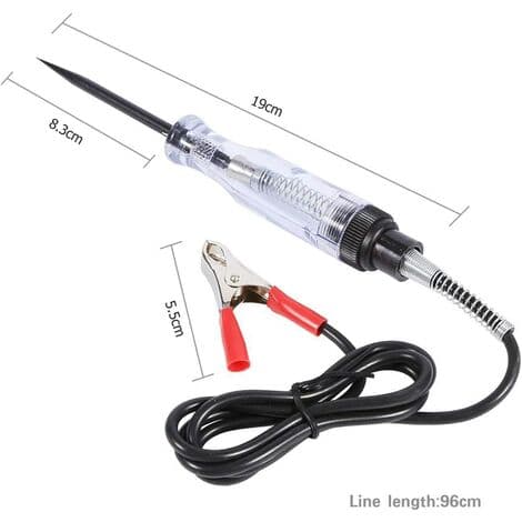 Bilspänning Krets Tester, Auto 6V 12V 24V DC Spänning Krets Bil Tester Bil Test Voltmet Lång Sond Ljus
