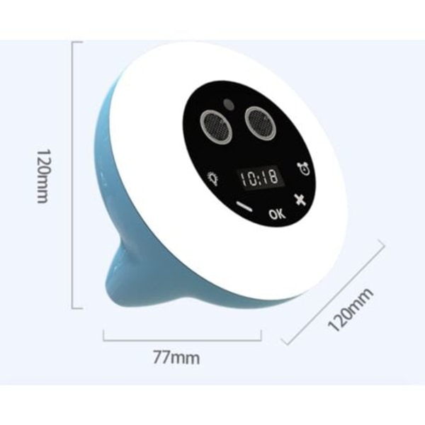 LED-väckarklocka för barn, digital väckarklocka för barnrum, smart alarm