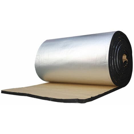6 mm 500 x 2000 mm, 20 x 79 tommer, varme- og lydisolasjonsmatte for bil og lastebil brannmur