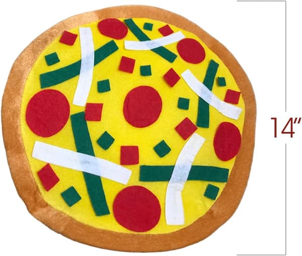 Rolig pizzahatt, 1 st, rolig Halloween-kostymaccessoar