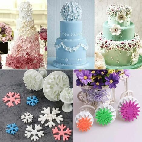 Sugarcraft Fondant Utstickare Set