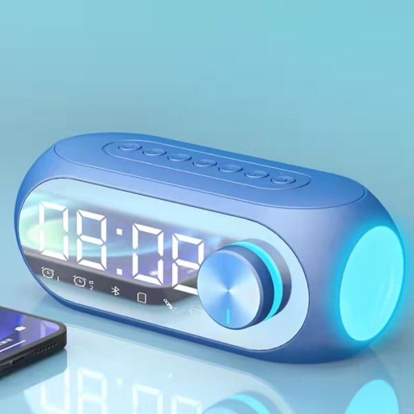 Trådlös Bluetooth-högtalare, mini Bluetooth-högtalare för utomhusbruk för mobiltelefon dator (blå)
