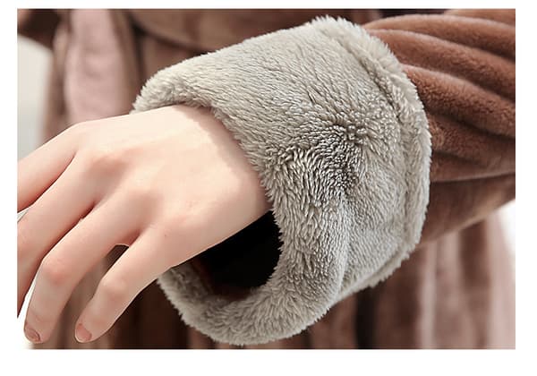 Damebadekåpe Høst og Vinter Yupao brodert LOGO