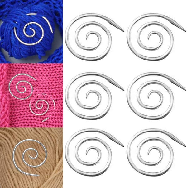 Spiral Kabelsticka, Spiralstickor, 6 st