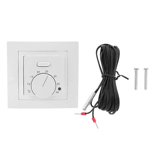 Manuel justerbar temperaturregulator 16A 220~240V gulvvarmetermostat