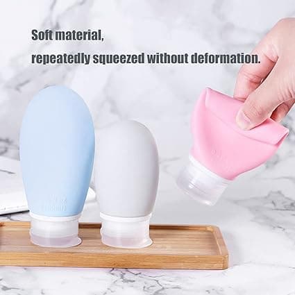 4 x 100ML Reseflaskor i skandinavisk stil, resebehållare