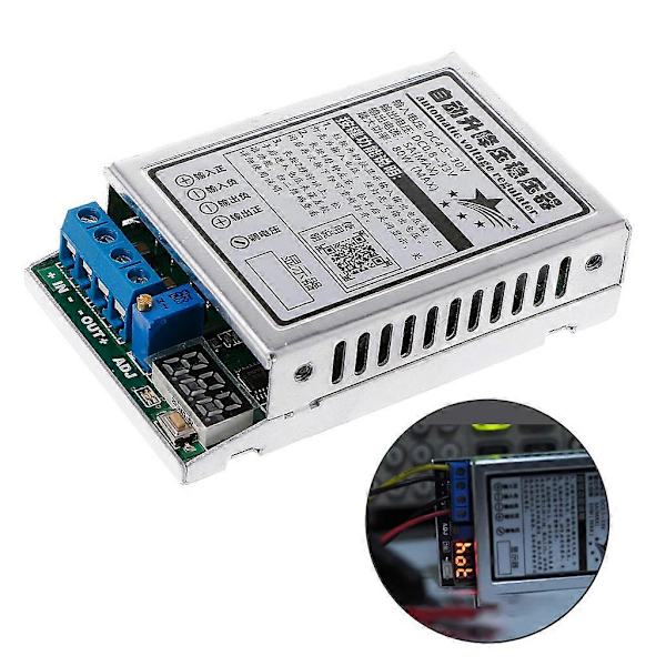 DC-DC Automatisk Step Op og Ned Regulator Modul Stabilisator 7A/80W Strømmodul
