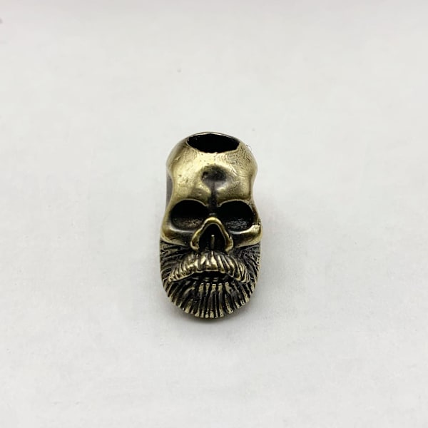 Ontto Kuparinen Ripustuskoru Partainen Kallo Pieni Koriste Koru DIY-Avaimenperälle Narulle Brass