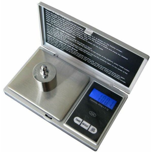 Precisionsvåg, 500g/0.01g, Köksvåg, Precisionsvåg 0.01g, Fickvåg med LCD-display, Liten smyckesvåg, w