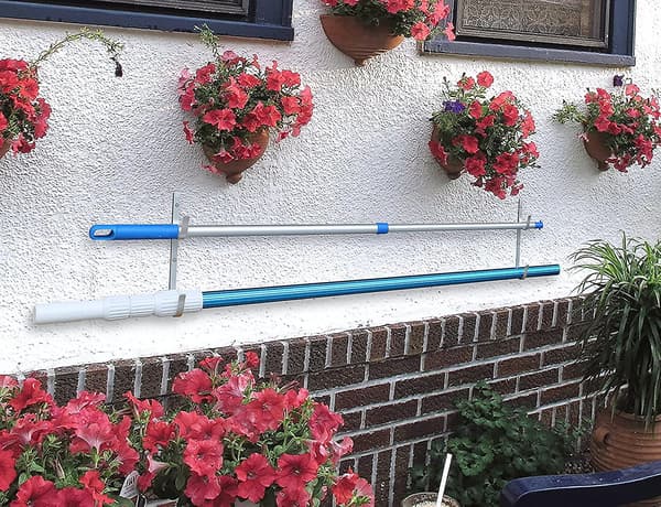 Simverkarens poolrengöringstillbehör/Heavy Duty Pool Leaf Rake Fine Mesh Frame Net