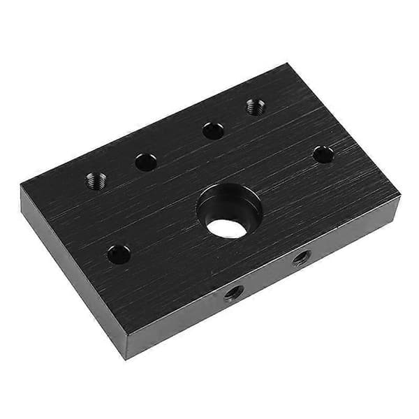 C-Beam Frontmonteringsplade Skrueende Frontmonteringsplade Graveringsmaskine CNC Tilbehør Sort