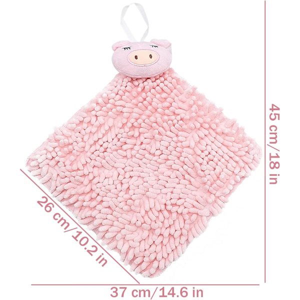 Chenille Håndklæder 2-sæt Chenille Håndklæde Mikrofiber