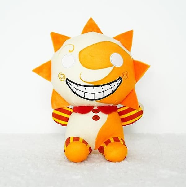 Sundrop Fnaf Final Boss Clown Figur Sun Figurplush Legetøj-1 yellow