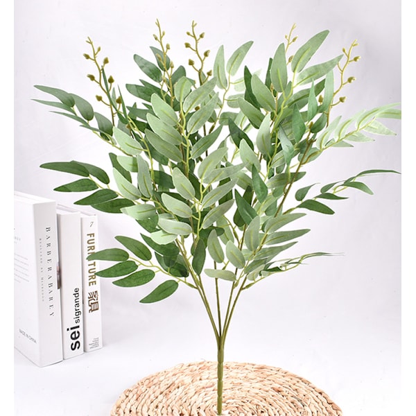 3 st gröna pilblad simuleringsbukett,