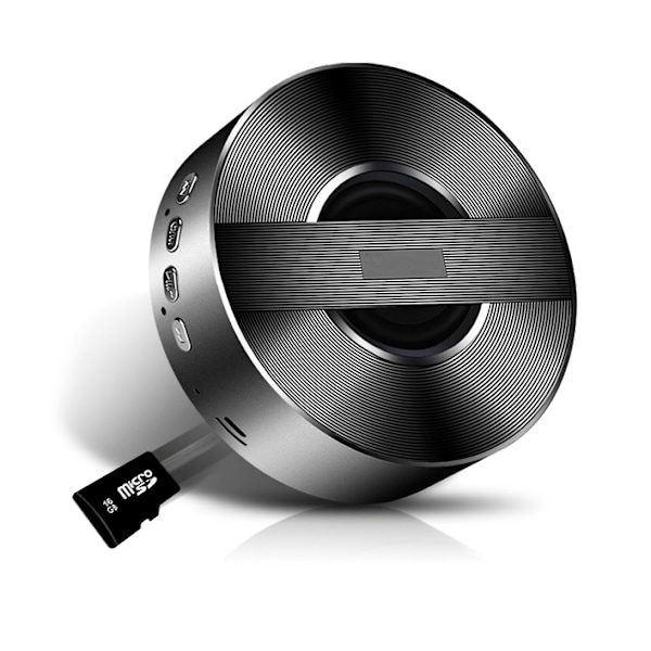 Trådlös Bluetooth-högtalare, mini högtalare ombord bilhögtalare (silver)