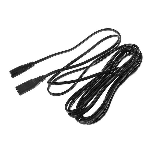 IEC 320 2-Pin C7 Hona Till C8 Hane Figur 8 Strömadapter Förlängningskabel 5M