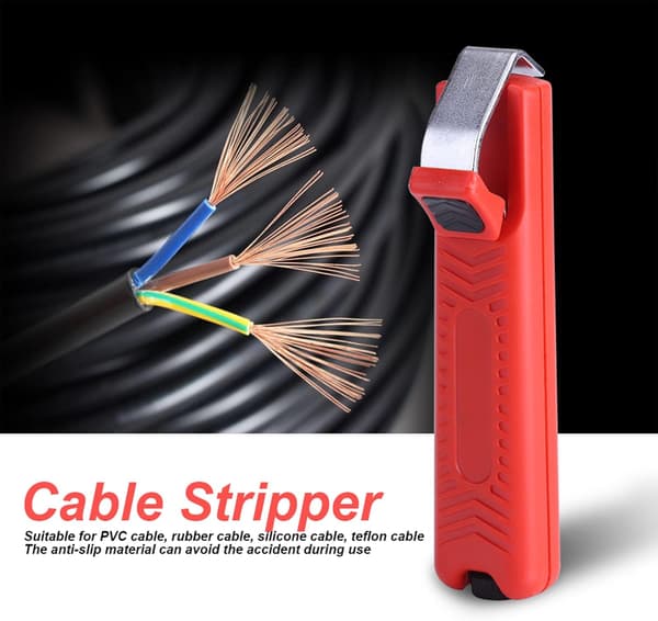 En 8-28MM kabelstripper plast håndtak stripper kutte tang