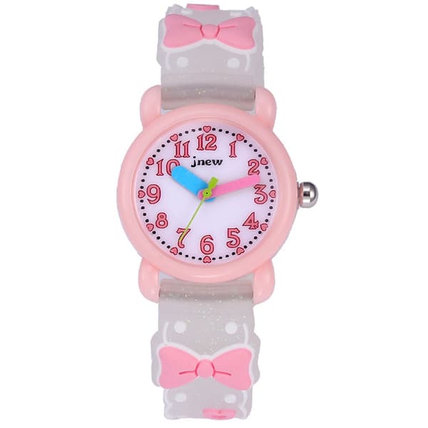 Kids Knot Vattentät Klocka (Rosa), Quartz Urverk, 3D Tecknad