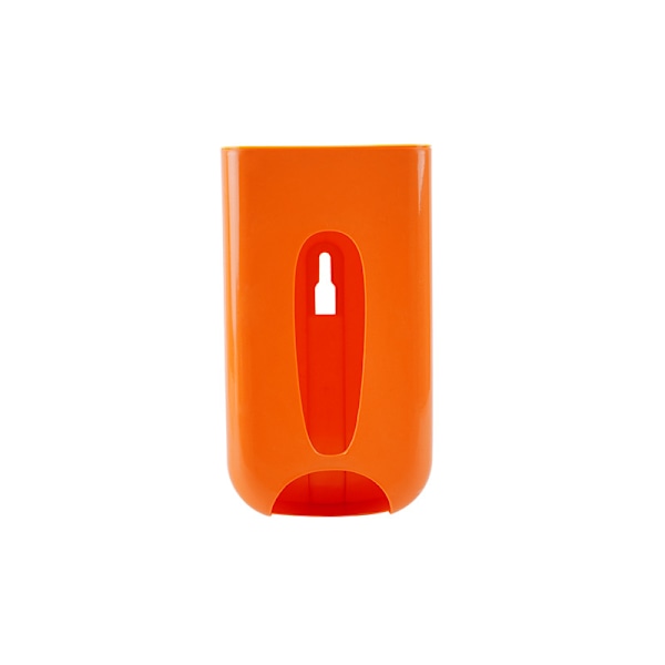 Väggmonterad förvaringslåda för plastpåsar, orange, 14*7*25cm