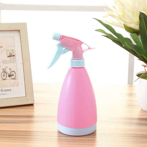 Vattningssprutor 3-pack Handtryck Desinficerande Vattningssprutor (A4 Rosa + A4 Blå + A4 Beige 500ml),