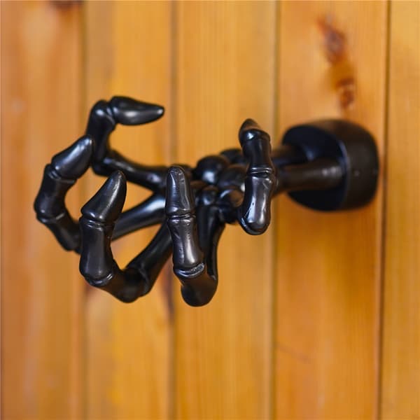 1 st Creative svart spökhands väggkrok entré väska nyckel