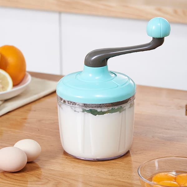 Manuell handmixer, mekanisk, kapacitet: 1 L, plast